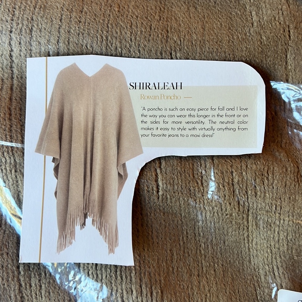 Sweater poncho